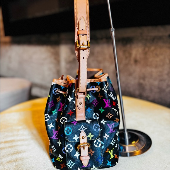 Louis Vuitton Takasahi Murakami Petit Noe Black Multicolor - Picture 2 of 13